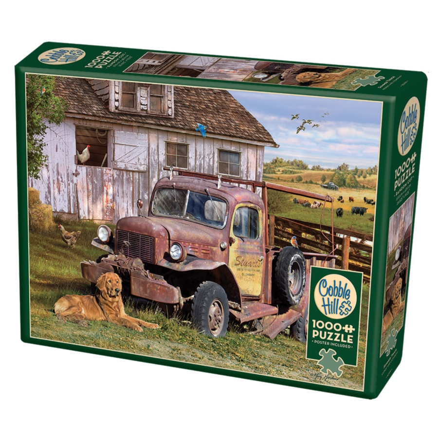 Pick-up truck  - puzzle of 1000 pieces-2