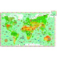 thumb-More than a world map - 200 pieces of puzzle-3