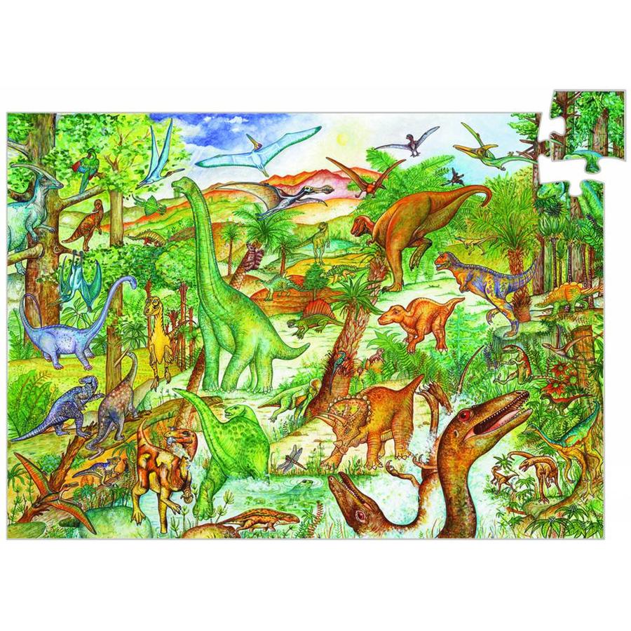 Dinosaurs - jigsaw puzzle of 100 pieces-1