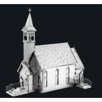thumb-Old Country Church - puzzle 3D-1