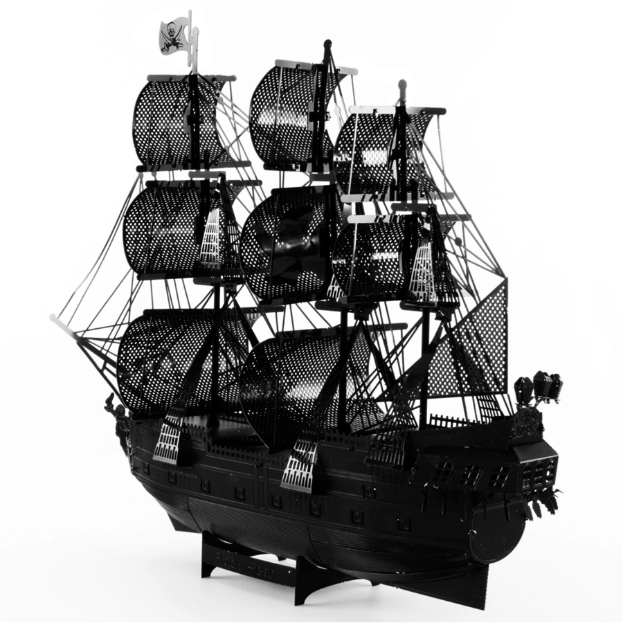 Black Pearl (black version)  - Iconx puzzle 3D-3