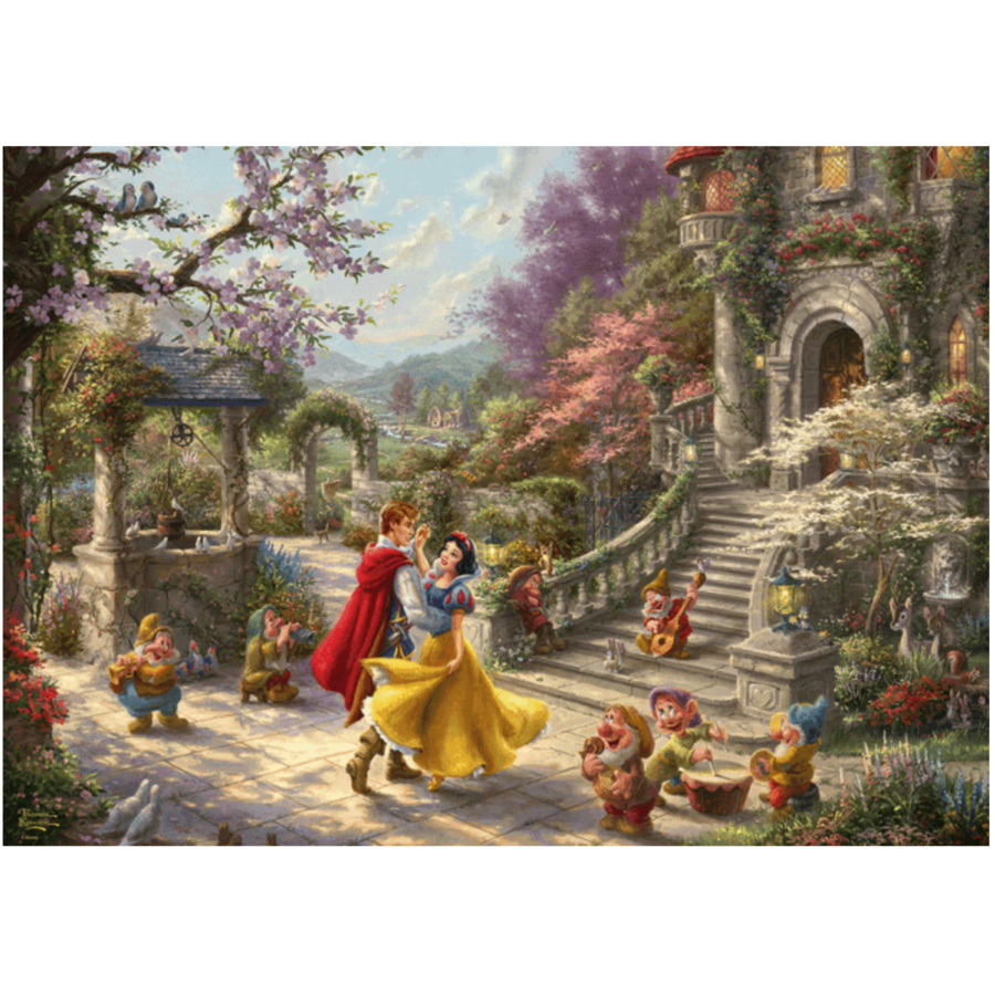 Blanche-Neige - Thomas Kinkade - puzzle de 1000 pièces-2