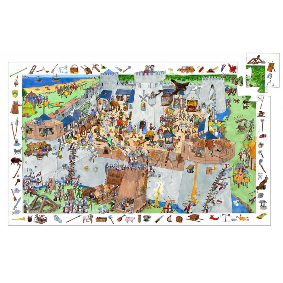 Protégez le château - puzzle de 100 pièces-1