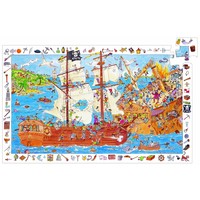 The pirates in attack - 100 pieces of puzzle