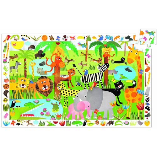  Djeco Pressed in the jungle - 35 pieces 