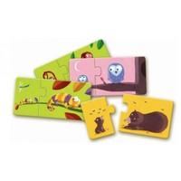 thumb-Puzzel duo - mama en baby - 12 x 2 stukjes-2