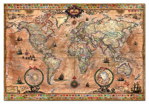  Educa Ancient world map - 1000 pieces 