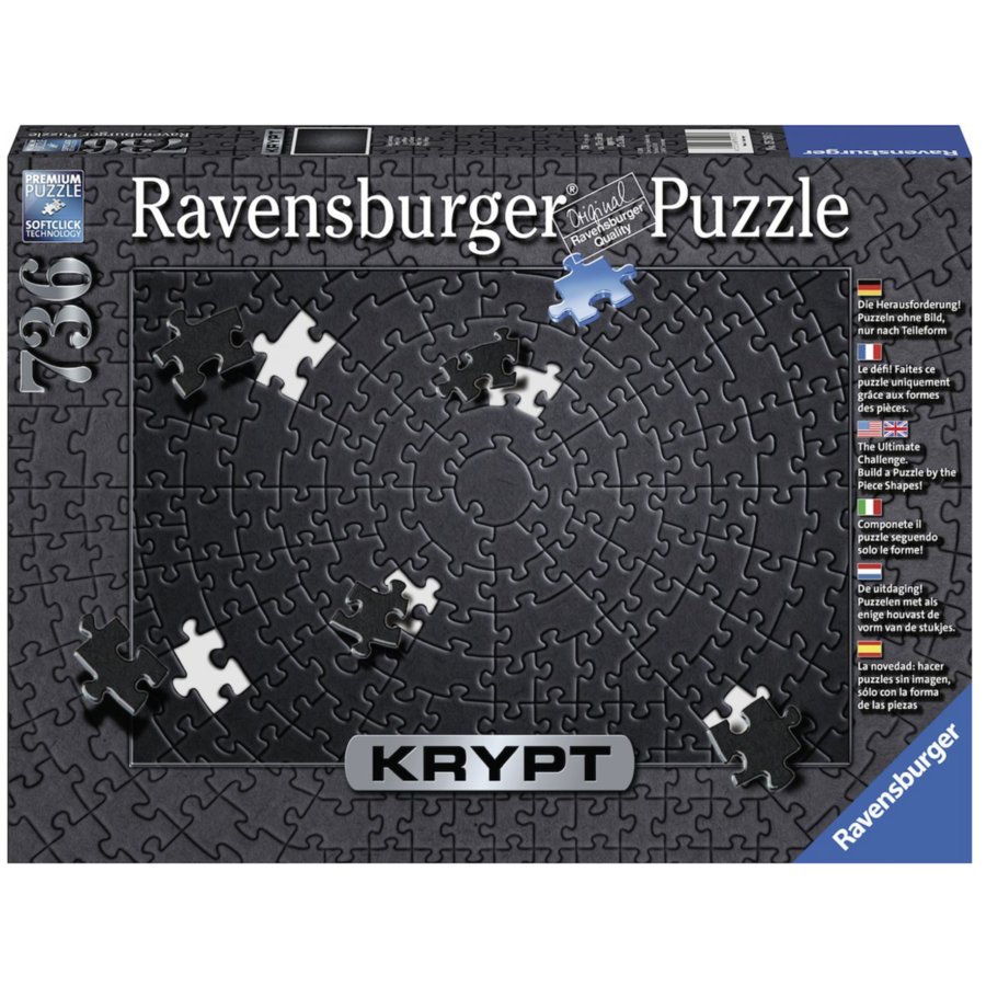 Krypt - BLACK - puzzle of 736 pieces-2