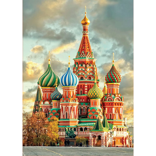  Educa Basiliuskathedraal - Moskou - 1000 stukjes 