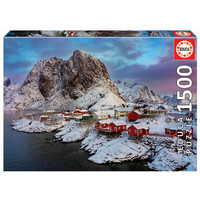 thumb-Lofoten eilanden in Noorwegen - legpuzzel van 1500 stukjes-2