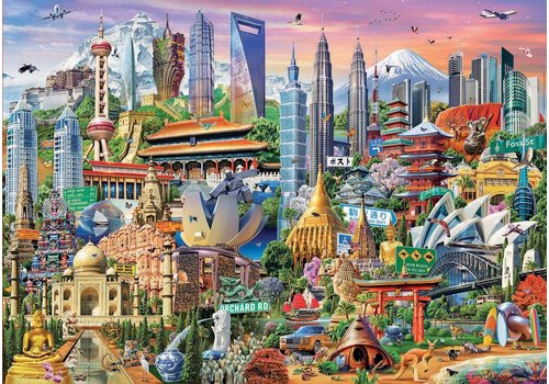  Educa Asia Landmarks - 1500 pieces 