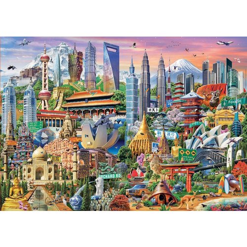  Educa Asia Landmarks - 1500 pieces 