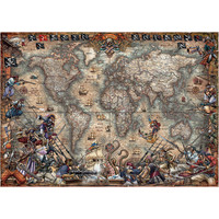 thumb-Carte des Pirates - puzzle de 2000 pièces-1