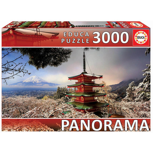  Educa Mont Fuji et Pagode Chureito - 3000 pièces 