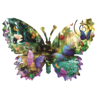 Forest Butterfly - jigsaw puzzle of 1000 pieces