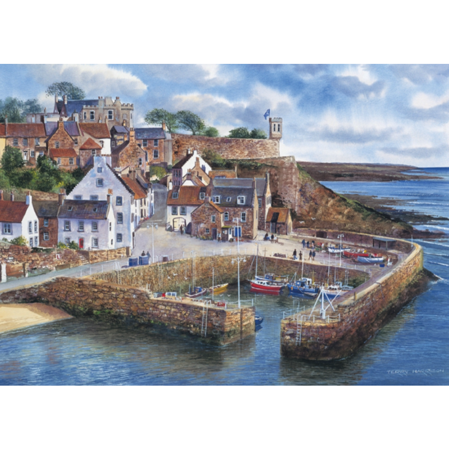 Port en Ecosse - puzzle de 1000 pièces-1