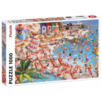 thumb-Het strand - Comic - puzzel van 1000 stukjes-2