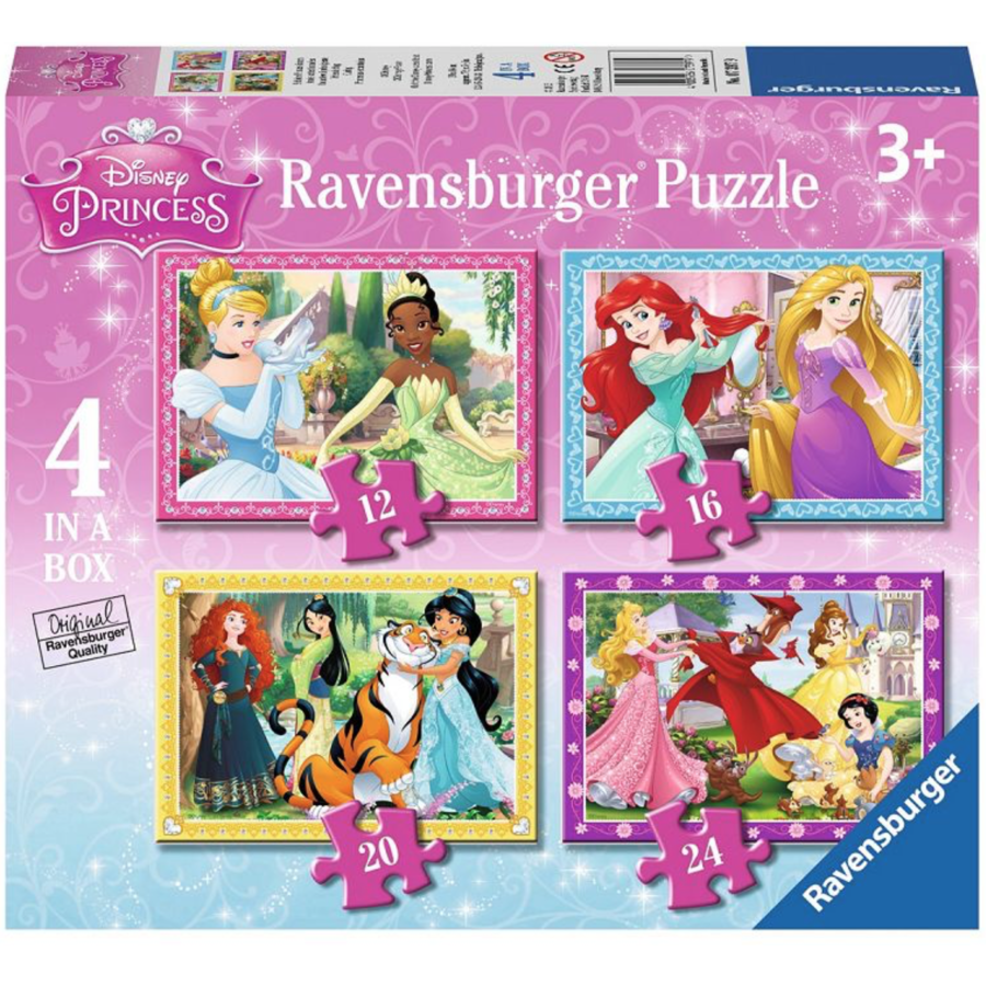 Disney Princesses - 12+16 +20 +24 pieces-1