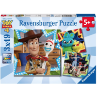 Toy Story  - 3 puzzles of 49 pieces