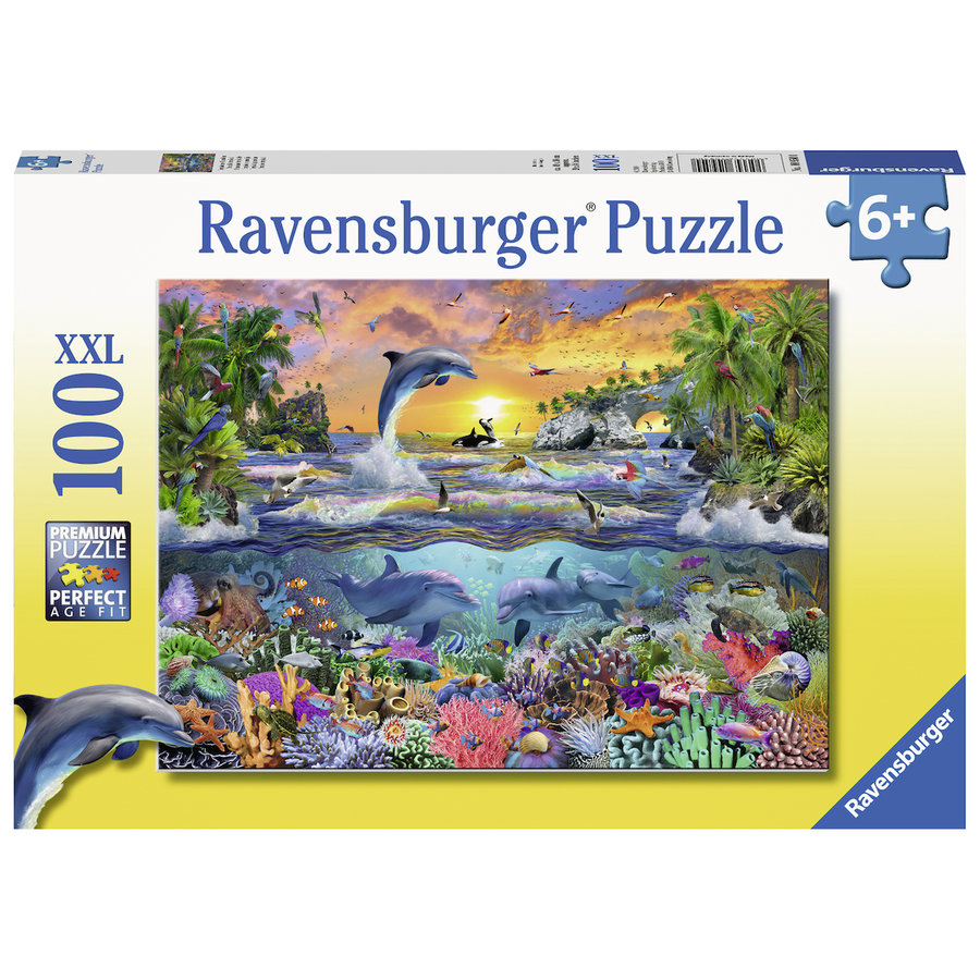 Paradis tropical - puzzle de 100 pièces-2