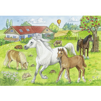 thumb-At the equestrian center - 2 puzzles of 24 pieces-3