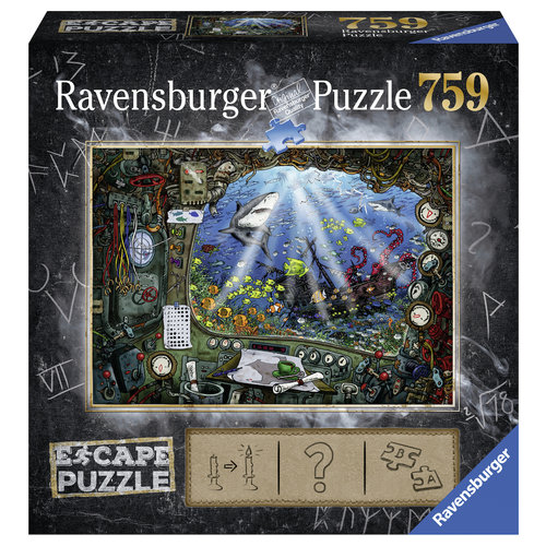  Ravensburger Escape Puzzle 4 : Sous l'eau - 759 pièces 