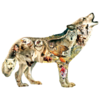 SUNSOUT Loup Native American - puzzle de 750 pièces