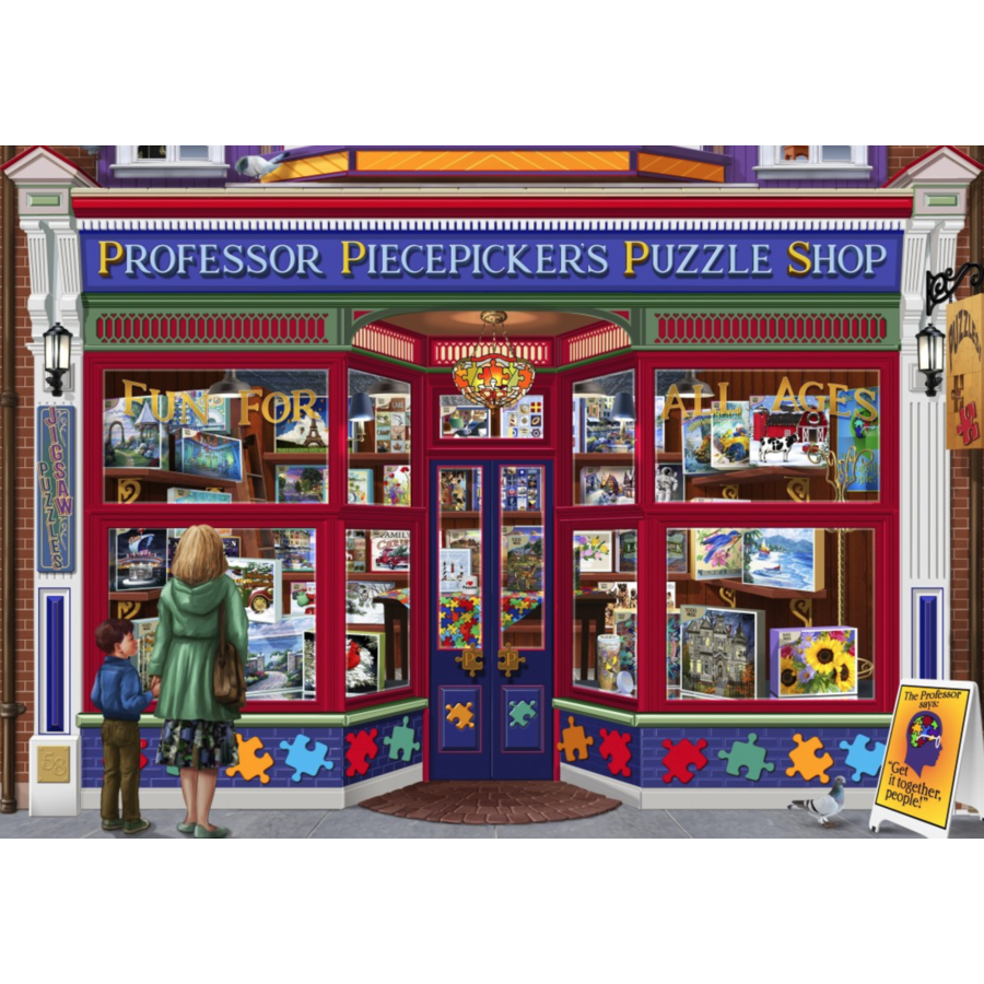 Le magasin de puzzles 'Professor Puzzles' - puzzle de 1500 pièces-2