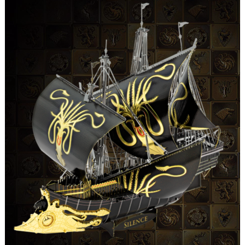  Metal Earth Greyjoy Ship Silence - GOT - Iconx 3D puzzel 