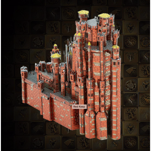  Metal Earth Red Keep - GOT - Iconx 3D puzzle 