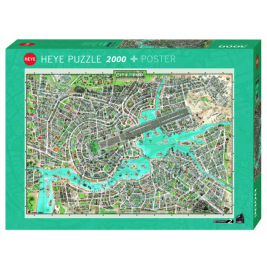 City of Pop - puzzle of 2000 pièces-2