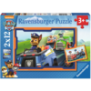 Ravensburger Paw Patrol in actie - 2 puzzels van 12 stukjes