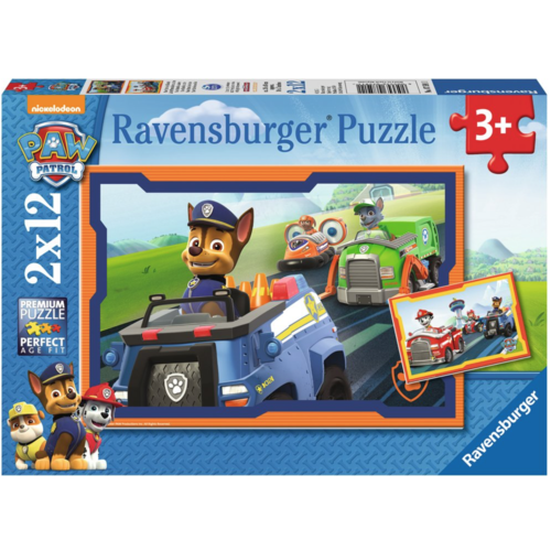  Ravensburger Paw Patrol en action - 2 x 12 pièces 