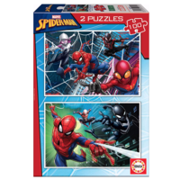 thumb-Spiderman  - 2 puzzles of 100 pieces-1