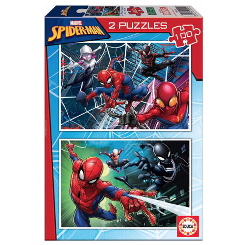  Educa Spiderman - 2 x 100 pièces 