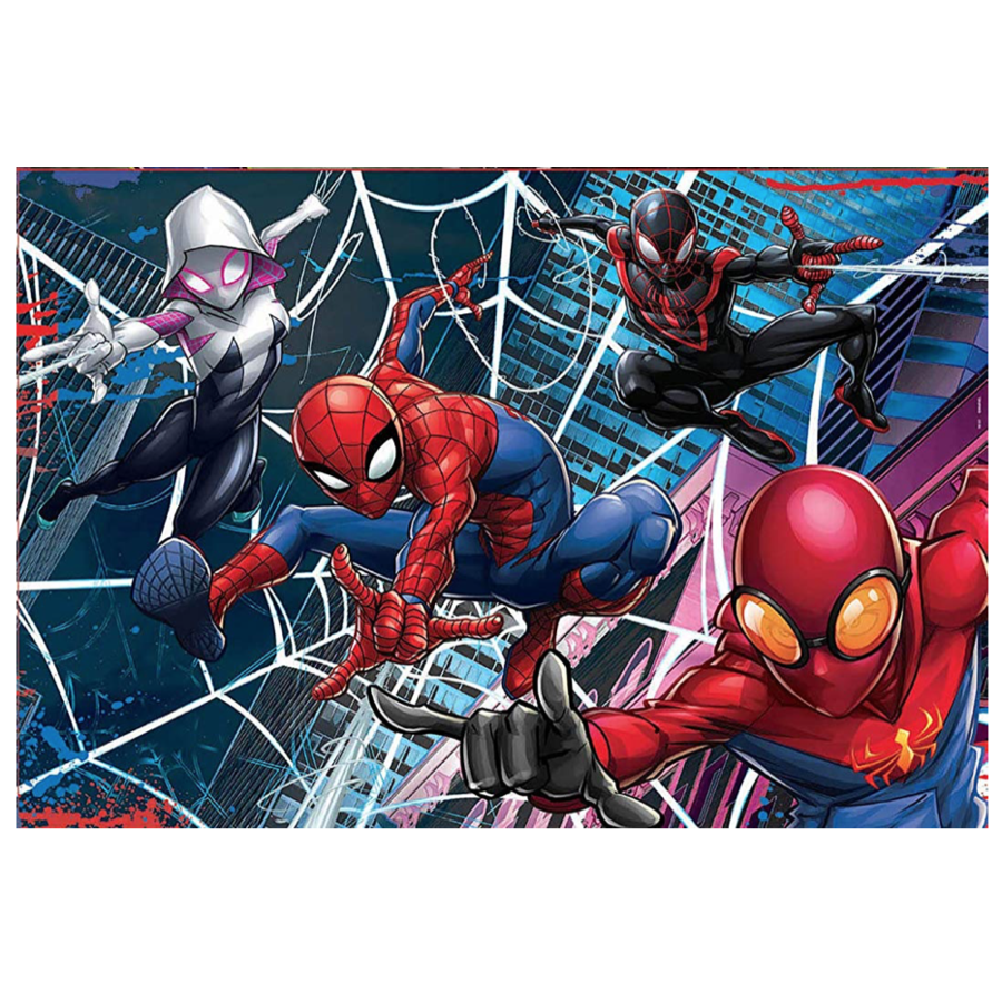 Puzzle 100 pièces : Spiderman mène le combat - Jeux et jouets