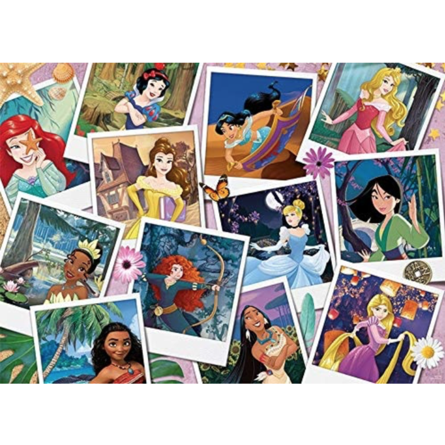 Disney collage de princesses - puzzle de 1000 pièces-2