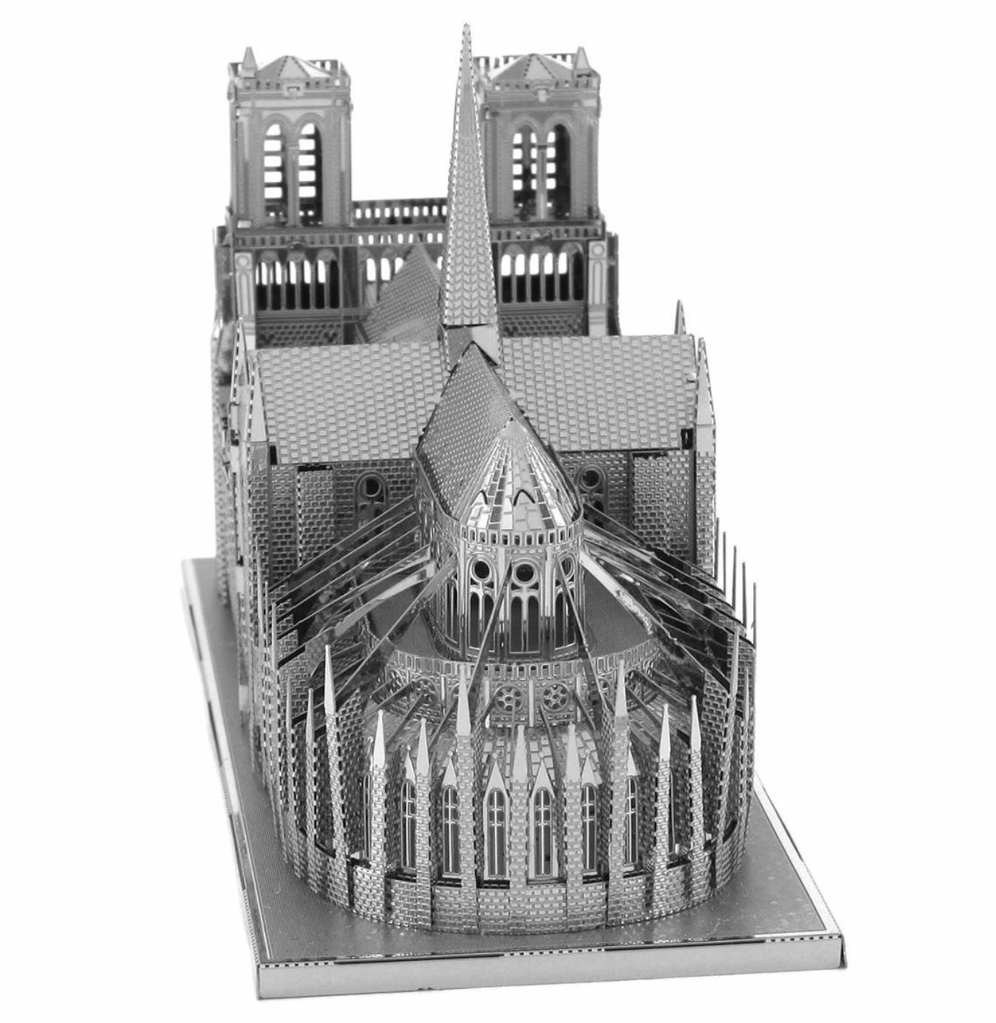 Cheap New 3D Metal Puzzle High Quality Notre Dame De Paris Model Adult  Difficult Building Diy Puzzles