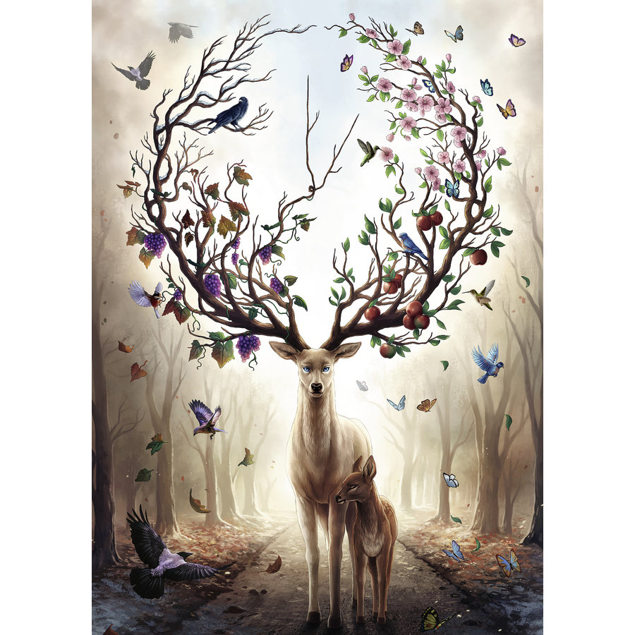 Fantasydeer - puzzle of 1000 pieces-2