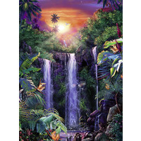 thumb-Schitterende watervallen - puzzel van 500 stukjes-1