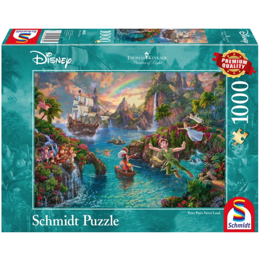 Peter Pan  - Thomas Kinkade - puzzle de 1000 pièces-2