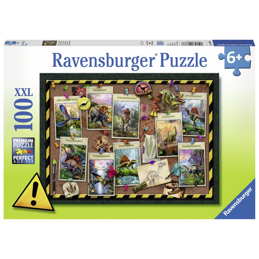 Ravensburger - Dinosaurs - 100 Piece Kids Jigsaw Puzzle 