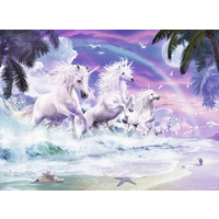 thumb-Eenhoorns op het strand - puzzel van 150 stukjes-1