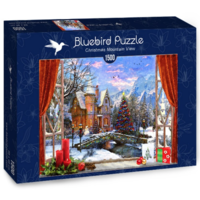 thumb-Kerstmis in de bergen - puzzel van 1500 stukjes-2