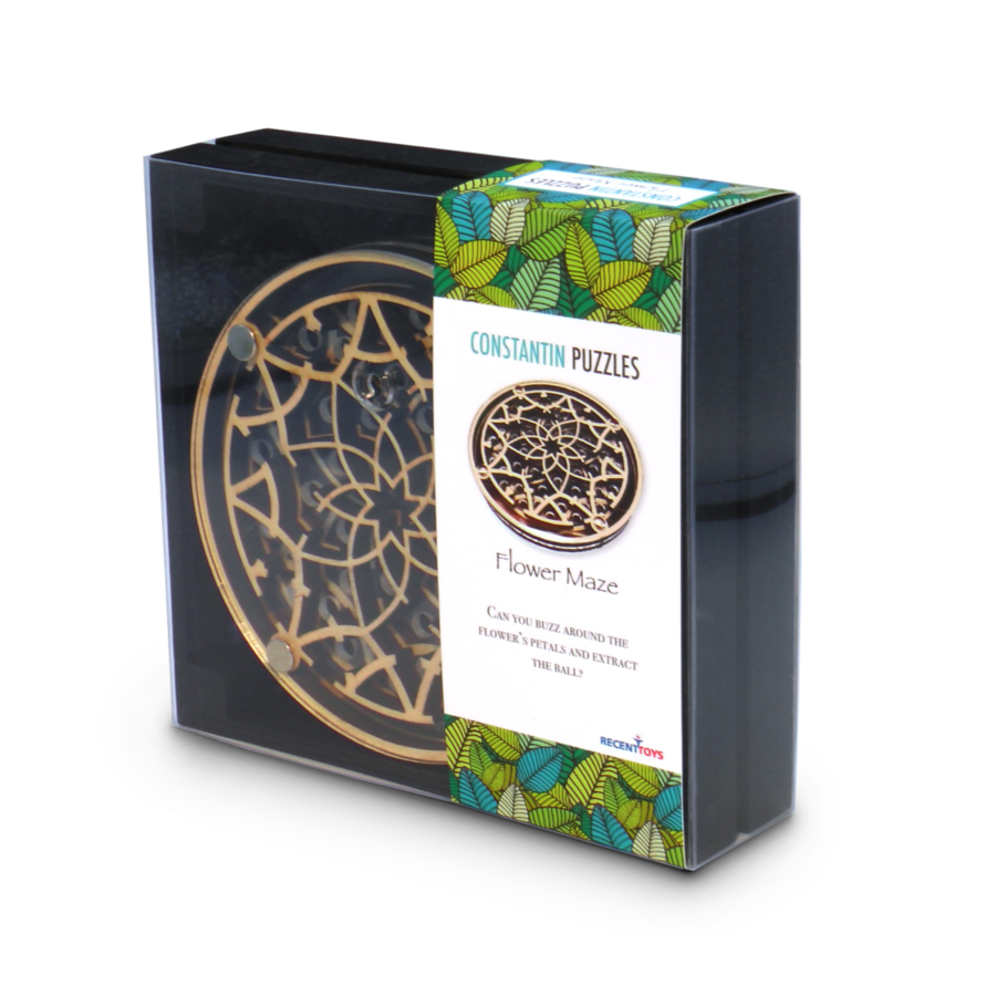 Flower Maze - Brainteaser Wood-2