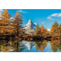 thumb-The Matterhorn mountain in autumn - 1000 pieces-2