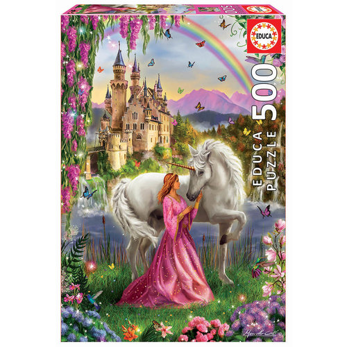  Educa The fairy and the unicorn - 500 pieces 