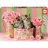 Educa Kittens between the roses - jigsaw puzzle of 500 pieces