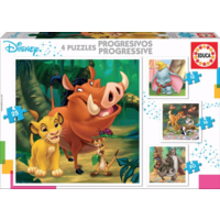 thumb-4 puzzles of Disney animals - 12, 16, 20 and 25 pieces-1