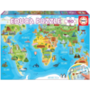 Educa Monuments world map - puzzle of 150 pieces